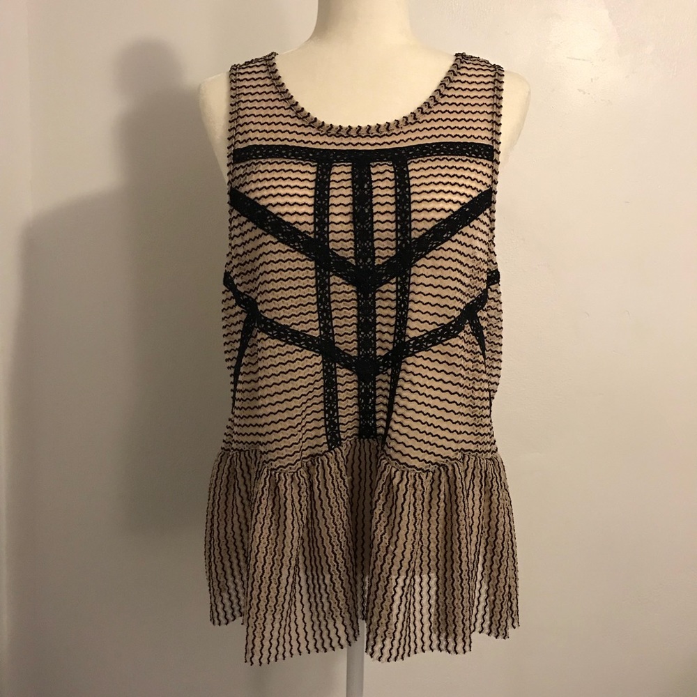 Free People Sleeveless Crochet Top